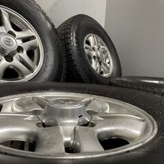 タイヤ未走行に近い【YOKOHAMA G075 LT285/75R16】スタッドレス【トヨタ ランクル100 純正ホイール 16インチ 8J5HPCD150+60】　(MTW131MY)クレジットカード QRコード決済可能 タイヤ未走行に近い【YOKOHAMA G075 LT285/75R16】スタッドレス