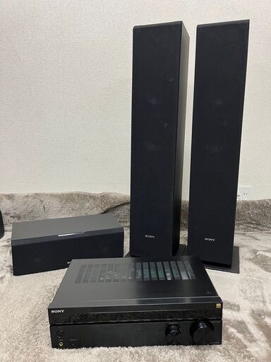SONY 音響セット スピーカーシステム SS-CS3 SS-CS8 マルチチャンネル AVアンプ インテグレートアンプ STR-DH590 音出し確認済み