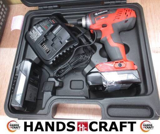 京セラ　BID-1805　インパクトドライバ　中古品　バッテリ18V 1.5Ah二個/充電器/説明書付き　【ハンズクラフト宜野湾店】