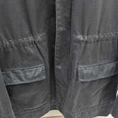 stussy ステューシー　ワールドツアー　フーデッドコート　Mサイズ　コットン　黒　フロントジップ　スナップボタン　状態良好