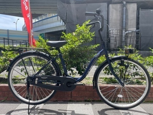 新車24インチ　乗り降りしやすいU型フレーム　アサヒサイクル　スタンダードモデル✨　点検調整永久無料　西宮