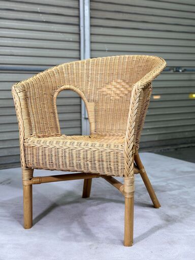 ラタン調 イケア IKEA 藤製イス 椅子 ラタンチェア 千葉県 手渡し