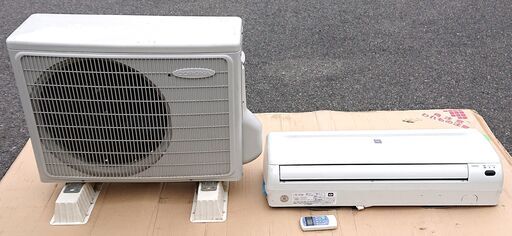 山口市、6～8畳【冷房専用】エアコン基本工事込み￥398002018年製コロナRC-2218Rリモコン・配管付き