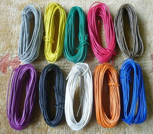 AWG-22半田コーティング線10色､10組