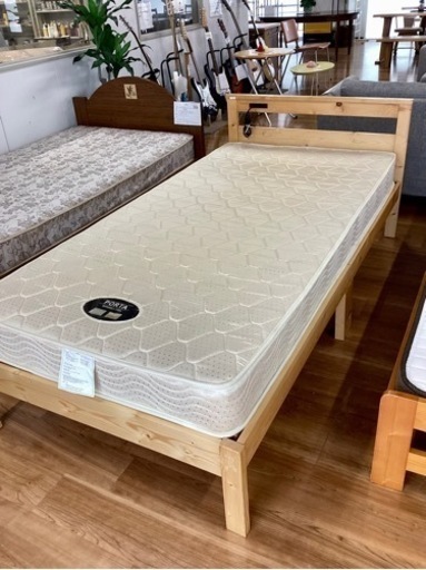 シングルベッド【町田市再生家具】　241005
