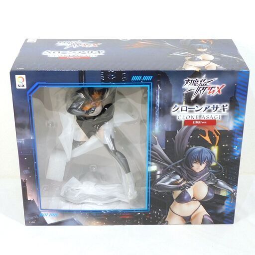 新品・未開封　Q-six　対魔忍RPGX　クローンアサギ 日焼けver.　1/6　完成品フィギュア　差し替え表情パーツ　キャストオフ