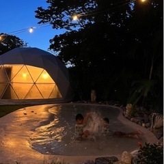 1泊?プライベートBBQ?ドームテント⛺️グランピング場?
