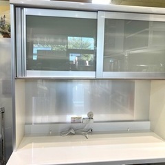 パモウナ キッチンボード 高級食器棚 レンジ台 幅120 Hettich  食器棚 