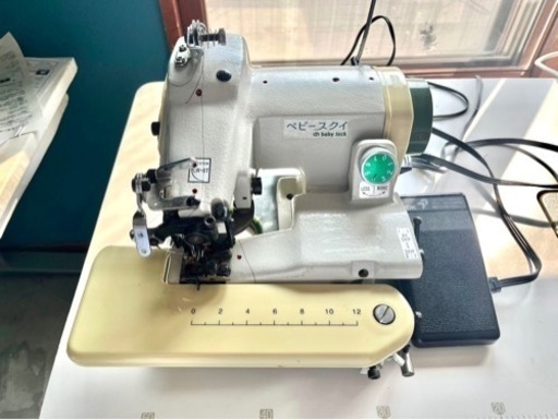 【中古】まつり縫い専用　曲針一本針単糸環縫い　ベビースクイBL-500N