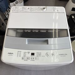 AQUA 4.5kg 洗濯機 2019年製 AQW-S45HBK アクア 札幌市手稲区