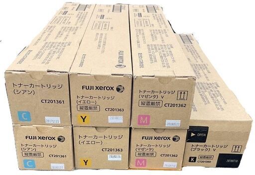 【未使用品】富士フィルムビジネスイノベーション　FUJIFILM　トナーカートリッジ　7本セット　【純正】