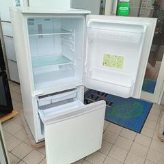 ★【シャープ】2ドア冷蔵庫  2020年製  137L ［SJ-14E7-KW］キッチン家電 【3か月保証★配達に設置込】💳自社配送時🌟代引き可💳※現金、クレジット、スマホ決済対応※   