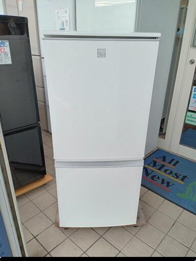 ★【シャープ】2ドア冷蔵庫  2020年製  137L ［SJ-14E7-KW］キッチン家電 【3か月保証★配達に設置込】自社配送時代引き可※現金、クレジット、スマホ決済対応※