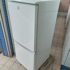 ★【シャープ】2ドア冷蔵庫  2020年製  137L ［SJ-14E7-KW］キッチン家電 【3か月保証★配達に設置込】💳自社配送時🌟代引き可💳※現金、クレジット、スマホ決済対応※   