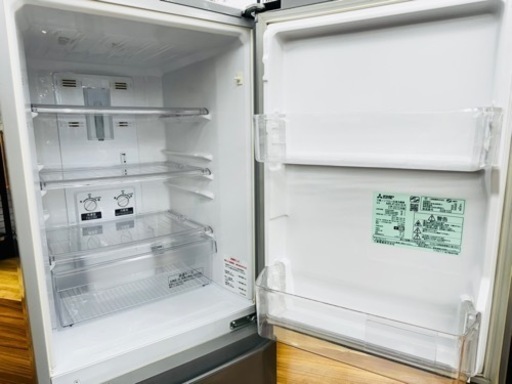 お買い得品】MITSUBISHI（三菱）2ドア冷蔵庫 MR-P15Y-S 2015年製 三菱  