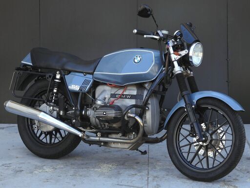 旧車希少 BMW R65 1979 ボクサーエンジン良好♪ つや消し外装綺麗め タンク凹みエンジンガード折れ等 ベースに 始動動画有 愛媛発-現状販売