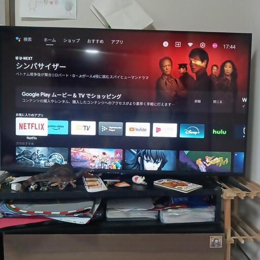 50型4Kチューナーレステレビ本日明日であれば値下げします。