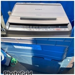 激安‼️簡易分解洗浄済み‼️日立洗濯機10kg2018年②