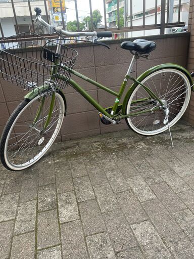 リサイクルショップどりーむ荒田店 No1358 自転車　２６インチ　シンプル　シティサイクル