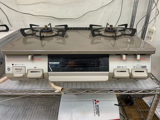 ガスコンロ  リンナイ 都市ガス KG67PBRR 2021年 キッチン家電【安心の3ヶ月保証】自社配送時代引き可※現金、クレジット、スマホ決済対応※