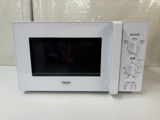 I656  2021年製の美品♪ Haier 電子レンジ（700Ｗ） 60Hz専用 ⭐ 動作確認済 ⭐ クリーニング済