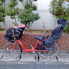 (chariyoshy出品)Bridgestone 26インチ自転車、前後チャイルドシート付き