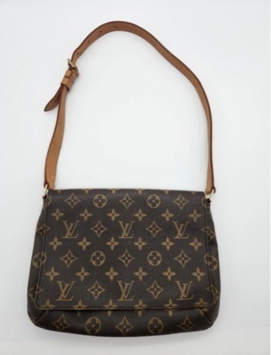 LOUIS VUITTON ルイヴィトン ミュゼット タンゴ ショート モノグラム ハンドバッグ ショルダーバッグ ブラウン系 茶色 ミュゼットタンゴ