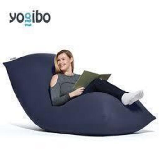 Yogibo max ヨギボー マックス ネイビーブルー 中古 引取可能な方のみ クッション ソファー