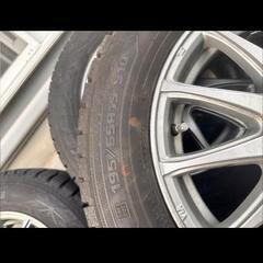 195/65R15  グッドイヤー22年製タイヤホイールセット　バリ溝