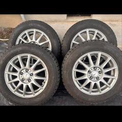 195/65R15  グッドイヤー22年製タイヤホイールセット　バリ溝