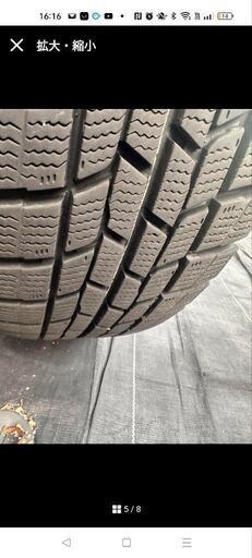 195/65R15  グッドイヤー22年製タイヤホイールセット　バリ溝