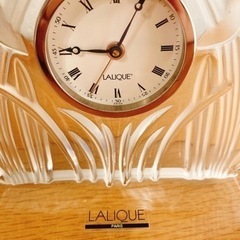 LALIQUE ラリック　置き時計　アイリス ラリック 置き時計 LALIQUE アイリス