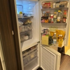 シャープ製/2018年式/271L/ノンフロン冷蔵冷凍庫/SJ-PD27D-W