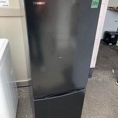 NO 284 🌈福岡市内配送設置無料✨🌈　2023年式東芝(TOSHIBA) 冷蔵庫 幅47.9㎝ 153L GR-U15BS(K) 2ドア 自動霜取り 右開きタイプ ひとり暮らし 省スペース 耐熱天板 2023年モデル セミマットブラック