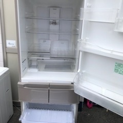 NO 283🌈福岡市内配送設置無料✨🌈  R-K42F-T 冷蔵庫 ビッグ&スリム60 ソフトブラウン [5ドア /右開きタイプ /401L]