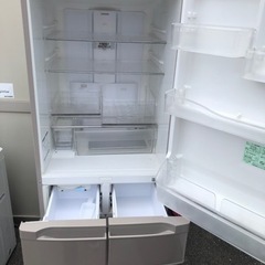 NO 283🌈福岡市内配送設置無料✨🌈  R-K42F-T 冷蔵庫 ビッグ&スリム60 ソフトブラウン [5ドア /右開きタイプ /401L]