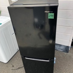 NO 279 🌈福岡市内配送設置無料✨🌈  2021年　冷蔵庫 パールブラック HR-D15CB [2ドア /右開きタイプ /150L