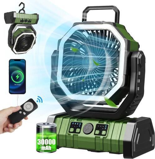 キャンプ 扇風機 充電式 アウトドア扇風機\n\n