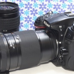 【ネット決済・配送可】極美品★Nikon D7000 ダブルズー...