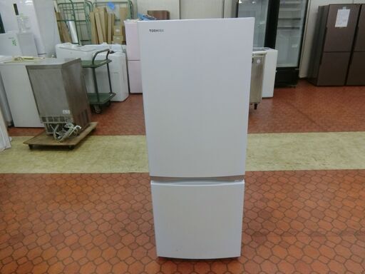 ID 198470　冷蔵庫２ドア　153L　東芝　２０２０年　GR-S15BS(W)