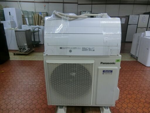 ID 193499　エアコン5.6K　パナソニック　２０２１年　18～20畳　冷暖　単相200V　CS-X560D2-W