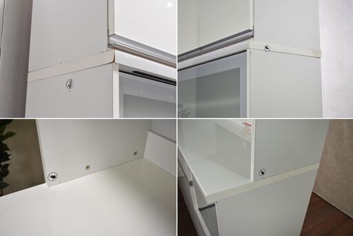 ≪yt1505ジ≫ 高橋木工所 大型キッチンボード/食器棚 エチュード
