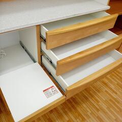 ☆ジモティ割あり☆ 堀田木工所 レンジボード ナチュラル クリーニング 