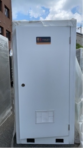 照明・換気扇フルセット！アオミのトイレユニット 屋外OK 水洗い可能