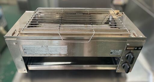 ★リンナイ 下火式グリラー 串焼 RGK-62D 都市ガス用 業務用 グリラー 串焼き器★