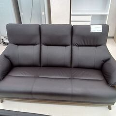 ☆ジモティ割あり☆ NITORI ソファー(NITORI KOTEI3) 黒 W176×D71×H95 