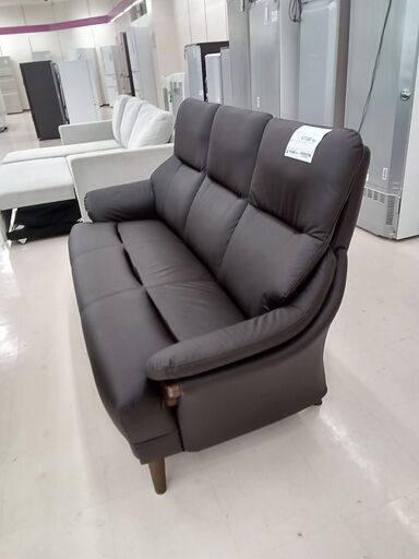 ★ジモティ割あり★ NITORI ソファー(NITORI　KOTEI3) 黒 W176×D71×H95 クリーニング済み TC3935 ☆ジモティ割あり☆ NITORI ソファー(NITORI KOTEI3) 黒 W176×D71×H95