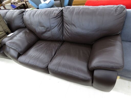 北海道 千歳市/恵庭市 近郊配送 ニトリ 2Pソファ レザー 2S SOFA LINDA 店頭でのお受渡し大歓迎