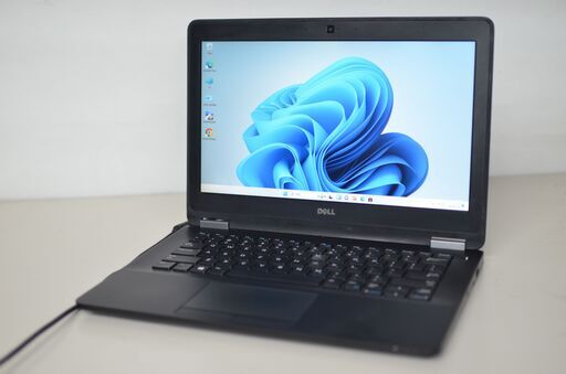 中古ノートパソコン DELL Latitude E7270 Windows11 爆速SSD256GB core i5-6300U/メモリ4GB/12.5インチ/無線内蔵/webカメラ搭載