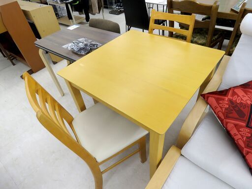 北海道 千歳市/恵庭市 近郊配送 ダイニングセット チェア2脚 二人掛け 店頭でのお受渡し大歓迎